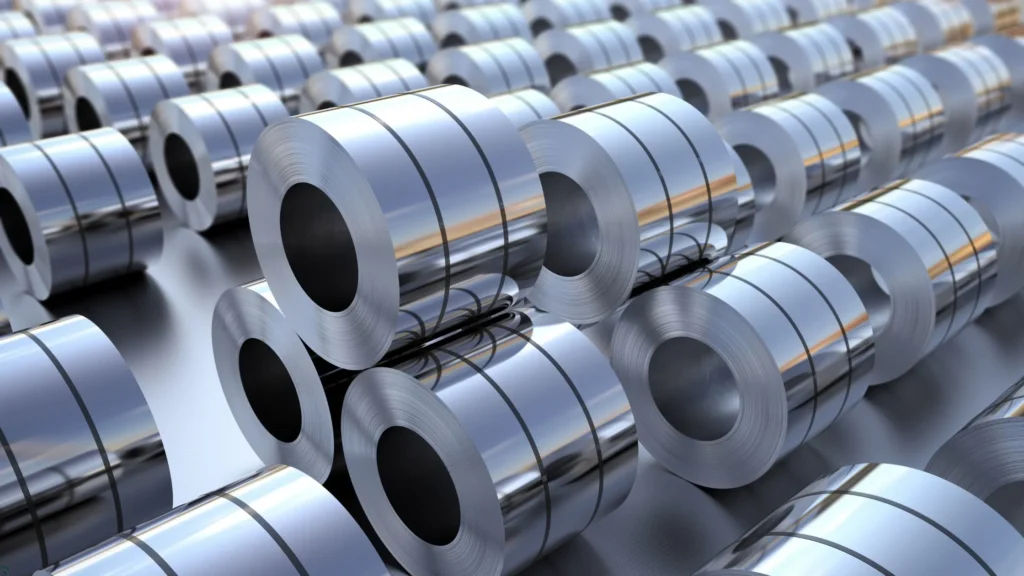 image is about mild steel and carbon steel