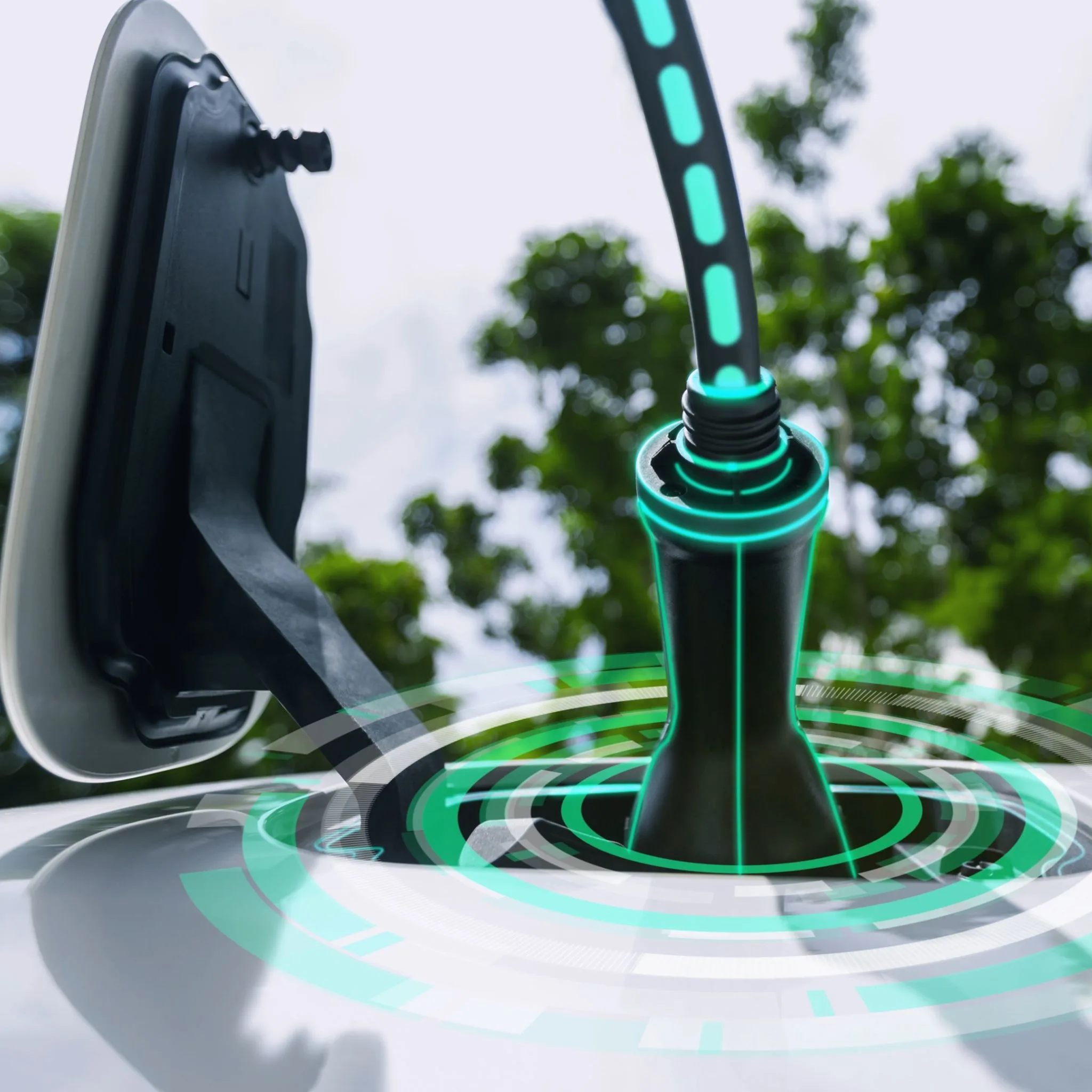 Sustainable EVE component manufacture in India with eco-friendly EV charging and green energy focus.