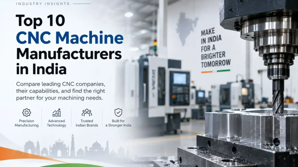 CNC machine manufacturers in India using advanced CNC machining technology